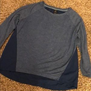 3/4 sleeve mesh back workout shirt